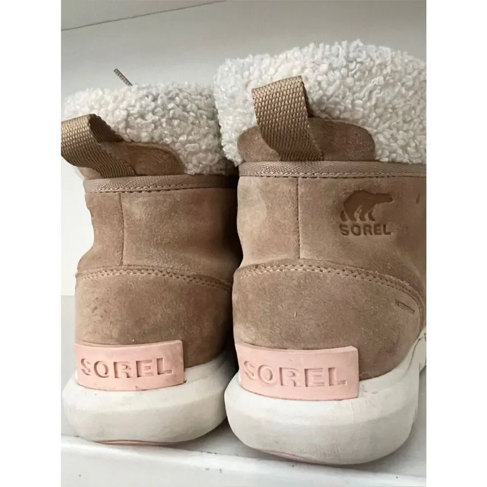 Sorel Explorer II Carnival Cozy Waterproof Boot Size 10 Tan